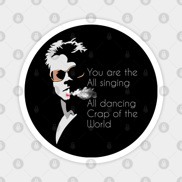 Tyler Durden quote Magnet by Randomart